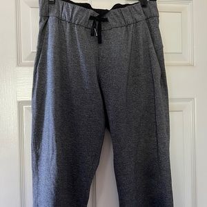 Lululemon On The Fly Pant *28"Heathered Black